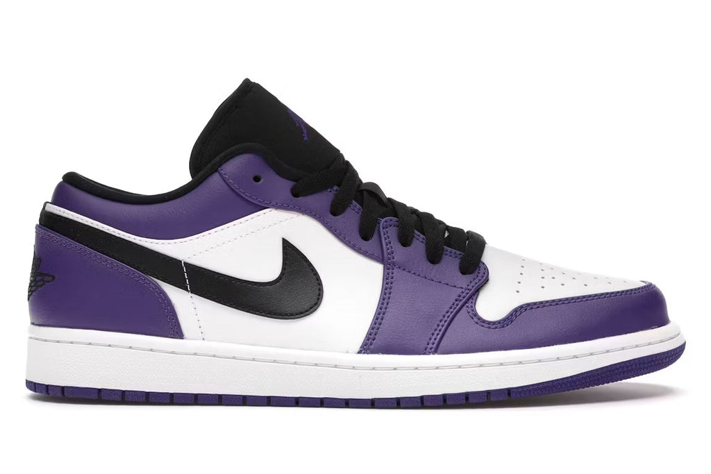 Used - Air Jordan 1 Low Court Purple White - US M 8 - catalog main image